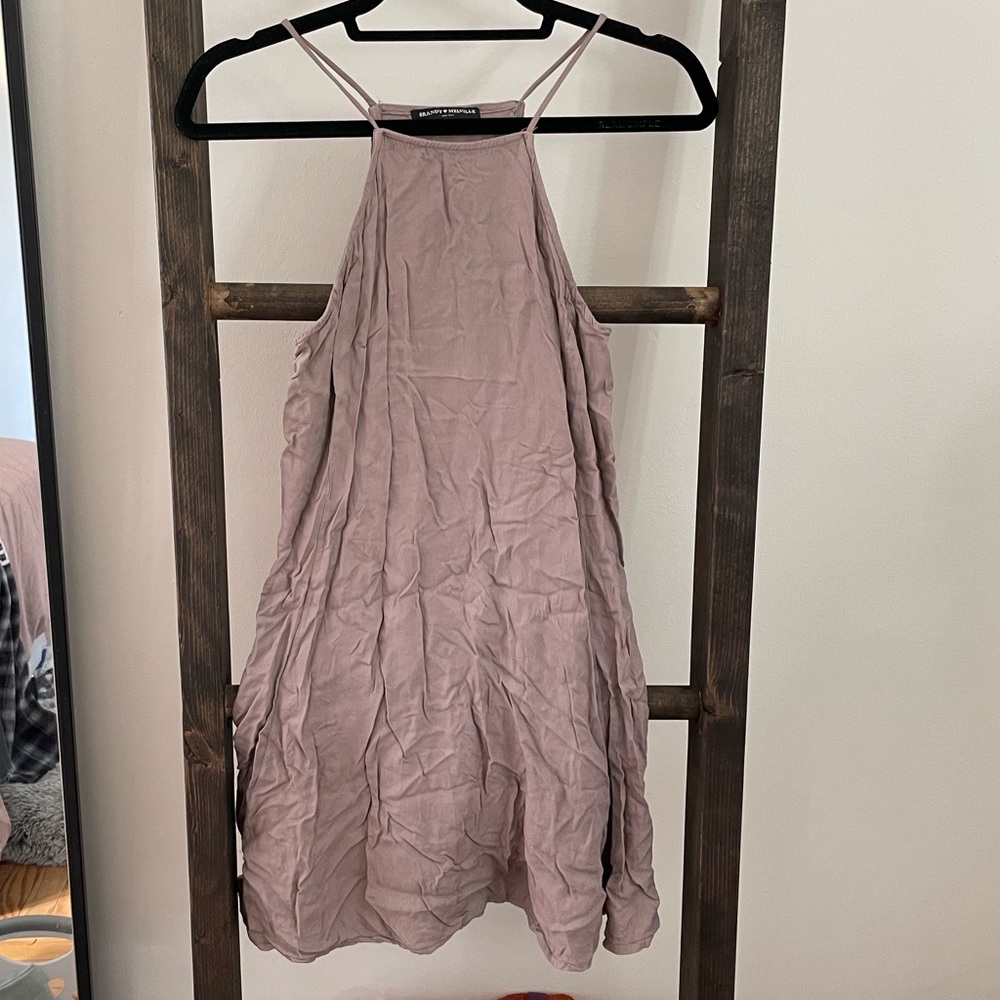 brandy melville mauve dress